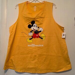 Ladies Mickey Mouse Tank Top 1X NWT